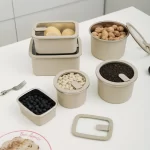 Stainless Steel Food Storage Container - Circle (900ml) - Image 5