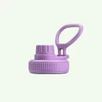 Earth Bottle Premium Insulated Water Bottle with 2 x Caps - Purple (550ml) - Image 3