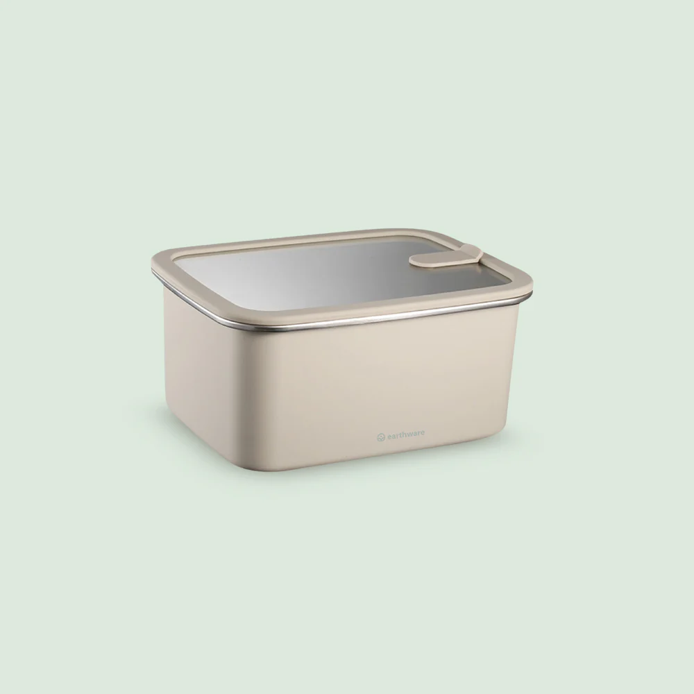 518A0B52-6278-8ACA-A8FA-33F5CB2272F9.webp Stainless Steel Food Storage Container - Rectangle (1500ml) - Image 1