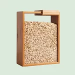 Glass Bamboo Cereal & Dry Food Dispenser - 3 Pack - Image 2