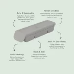 No-Tox Silicone Freezer & Oven Tray Mould - 3 Portion - Image 5