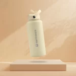 Earth Bottle Premium Insulated Water Bottle with 2 x Caps - Yellow (1L) - Image 6