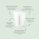 No-Tox Silicone Measuring Jug - (500ml) - Image 5