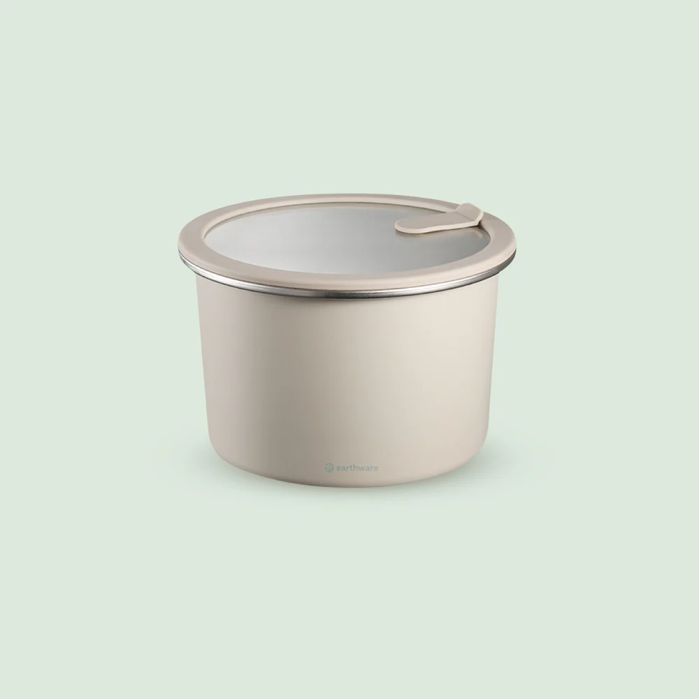 E153B671-671E-C991-3696-59C455E329C6.webp Stainless Steel Food Storage Container - Circle (1500ml) - Image 1