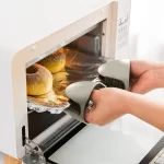 No-Tox Silicone Oven Mitt Set - Green - Image 6